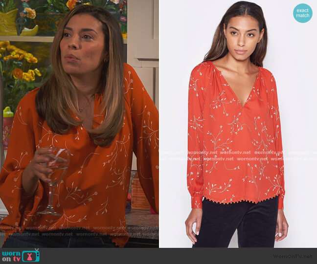 Joie Allea Top worn by Jo (Christina Vidal Mitchell) on United We Fall