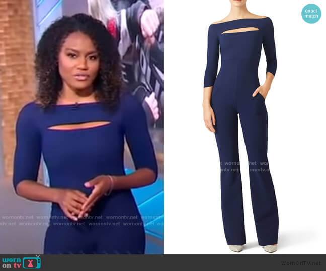 La Petite Robe di Chiara Boni Katiuscia Jumpsuit worn by Janai Norman on Good Morning America