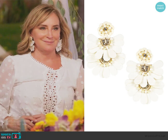 Lisi Lerch Natalie Earrings worn by Sonja Morgan on The Real Housewives of New York City
