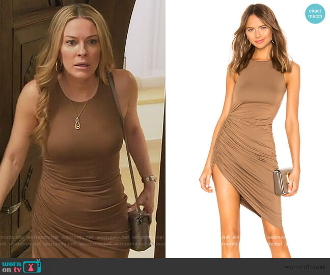 Lovers + Friends Eva Midi Dress worn by Leah McSweeney on The Real Housewives of New York City