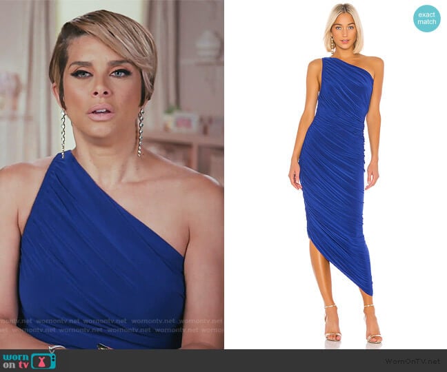 Norma Kamali Diana Gown worn by Robyn Dixon on The Real Housewives of Potomac