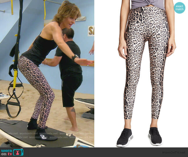 Onzie High Rise Leggings worn by Lisa Rinna on The Real Housewives of Beverly Hills