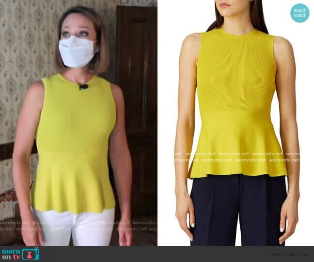 Theory Peplum Top worn by Dylan Dreyer on Today
