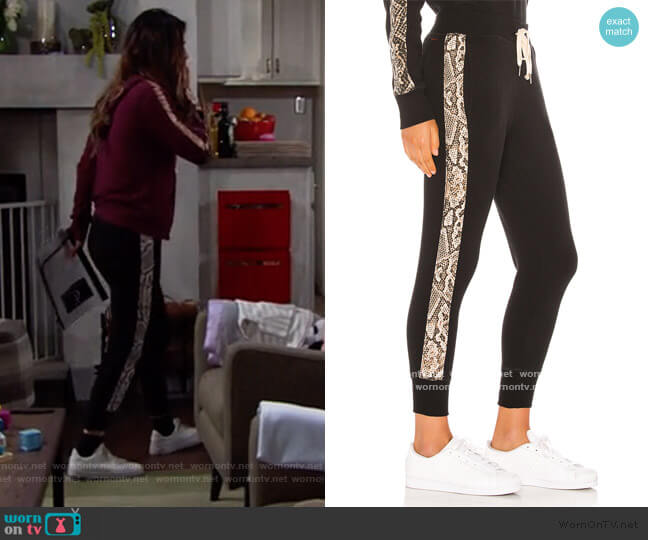 Philanthropy Barkley Jogger worn by Steffy Forrester (Jacqueline MacInnes Wood) on The Bold and the Beautiful