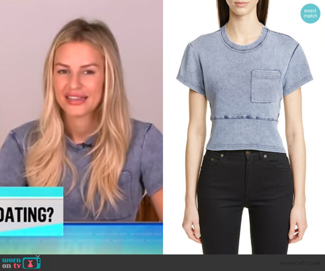 Proenza Schouler Washed Jersey Top worn by Morgan Stewart on E! News