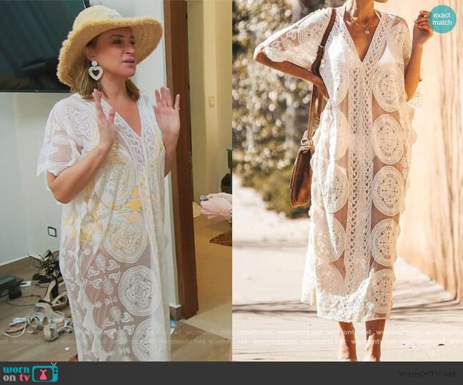 Sonja Noelle Cover Up worn by Sonja Morgan on The Real Housewives of New York City