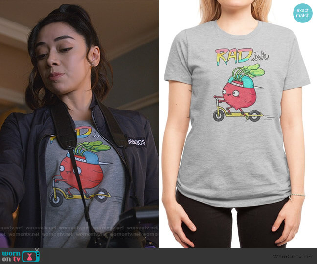 Lili Batista Radish Tee worn by Ella Lopez (Aimee Garcia) on Lucifer