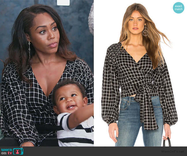 Tularosa Camille Top worn by Monique Samuels on The Real Housewives of Potomac