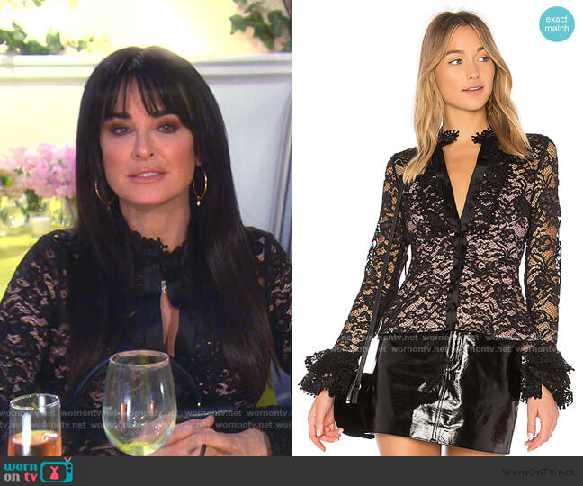 Alexis Inna Top worn by Kyle Richards on The Real Housewives of Beverly Hills