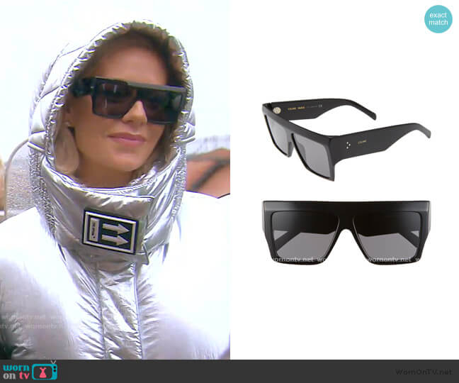 Celine Flat Top Sunglasses worn by Dorit Kemsley on The Real Housewives of Beverly Hills