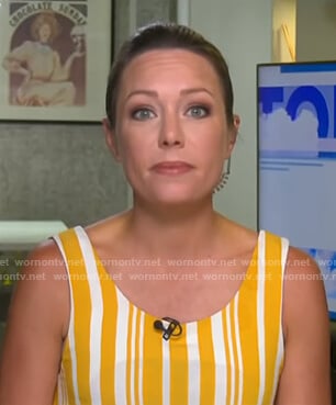 Dylan’s yellow striped tank top on Today