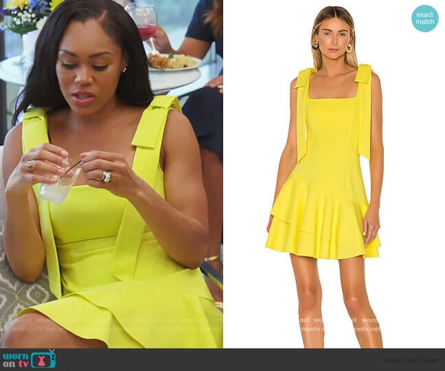 Elliatt Lucky Dress worn by Monique Samuels on The Real Housewives of Potomac