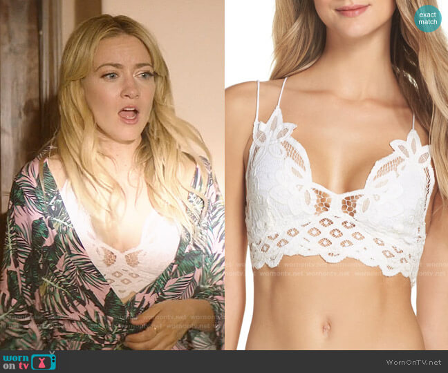 Free People Adella Bralette worn by Misty (Meredith Hagner) on Palm Springs (2020)