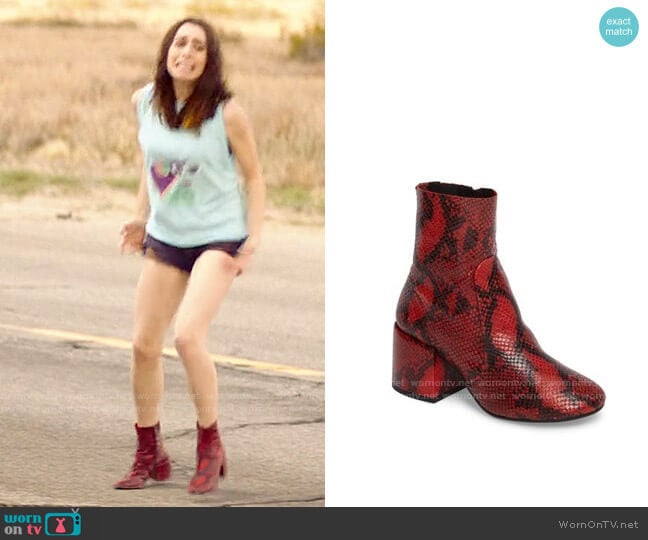 Jeffrey Campbell Lillian Heel Boot worn by Sarah (Cristin Milioti) on Palm Springs (2020)