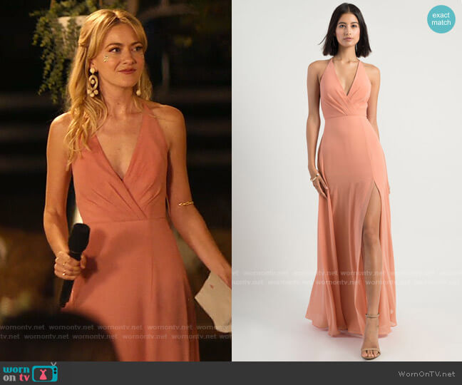 Jenny Yoo Bryce Gown worn by Misty (Meredith Hagner) on Palm Springs (2020)