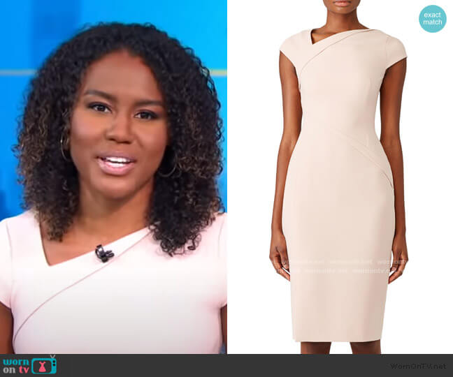 L.K. Bennett Sissi Dress worn by Janai Norman on Good Morning America