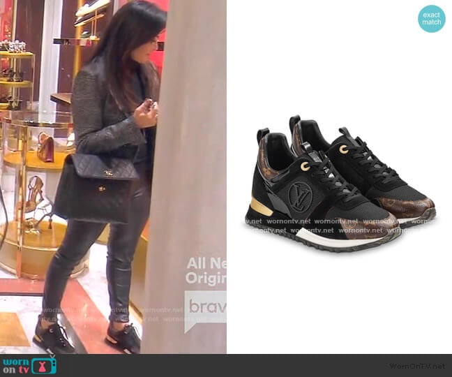 Louis Vuitton Run Away Sneaker worn by Kyle Richards on The Real Housewives of Beverly Hills