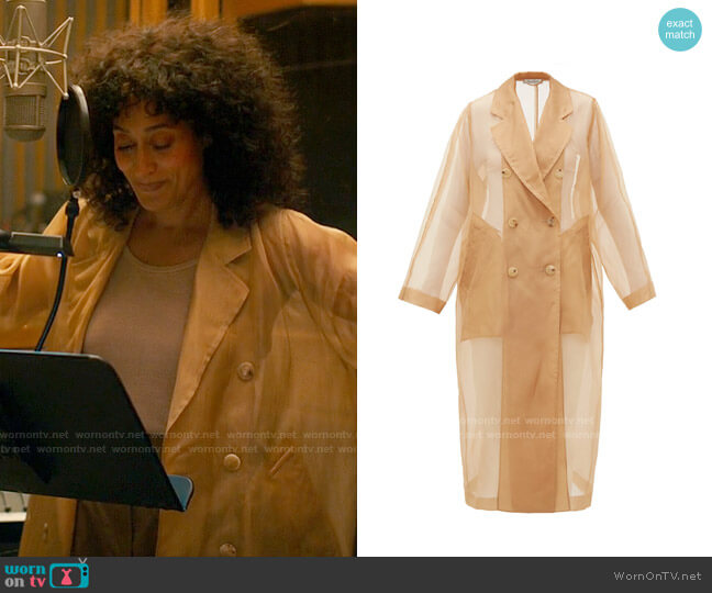 Max Mara Materia Coat worn by Grace Davis (Tracee Ellis Ross) on The High Note
