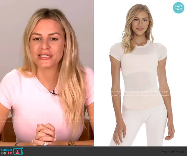 Morgan Stewart Sport Ballet Tee worn by Morgan Stewart on E! News