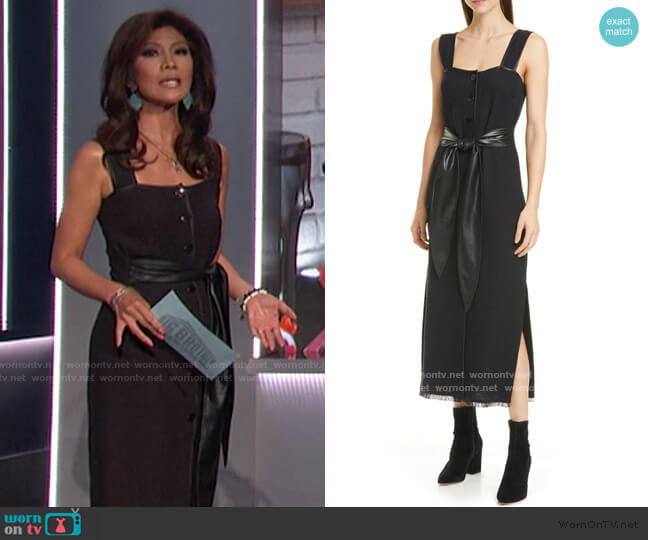Nanushka Rita Dress worn by Julie Chen on Big Brother