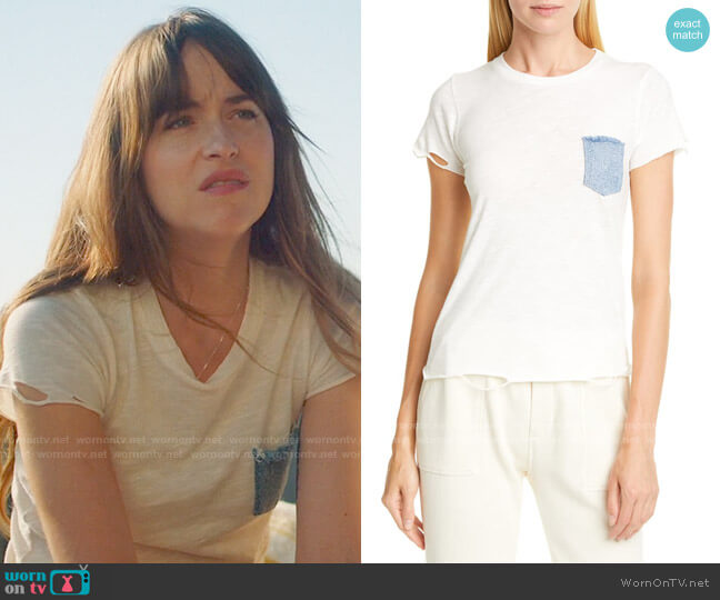 NSF June Crewneck Tee worn by Maggie Sherwoode (Dakota Johnson) on The High Note