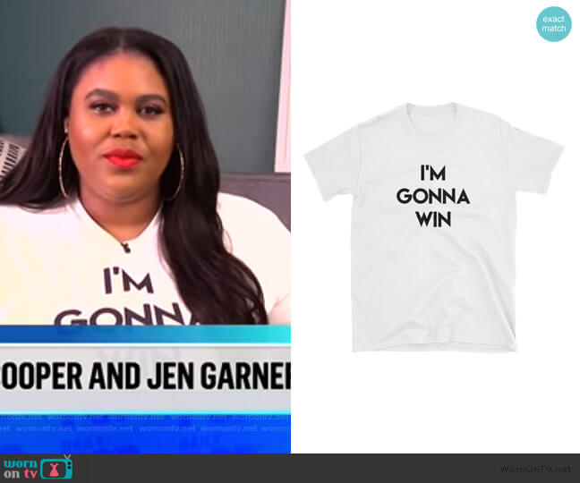 Phenomenal Woman I'm Gonna Win T-Shirt worn by Nina Parker on E! News