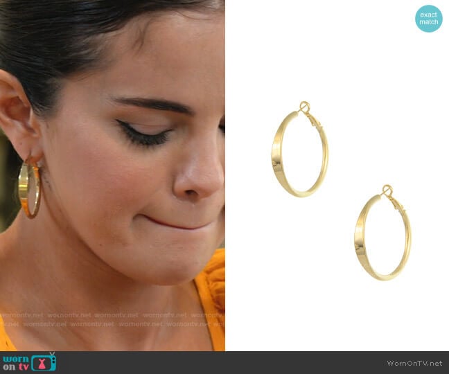 Rue Gembon Chavez Earrings worn by Selena Gomez on Selena + Chef