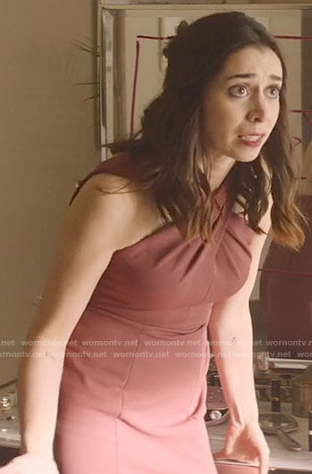 Sarah’s bridesmaid dress on Palm Springs