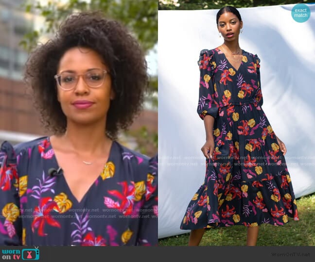 Tucker Jordan Dress worn by Adrienne Bankert on Good Morning America