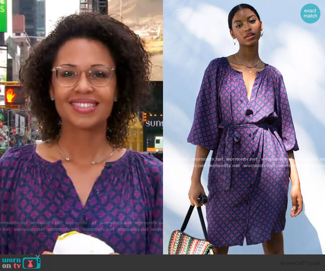 Tucker The Classic Knee Length Dress worn by Adrienne Bankert on Good Morning America
