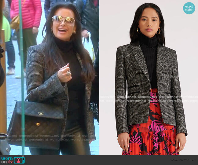 Veronica Beard Gia Dickey Jacket worn by Kyle Richards on The Real Housewives of Beverly Hills