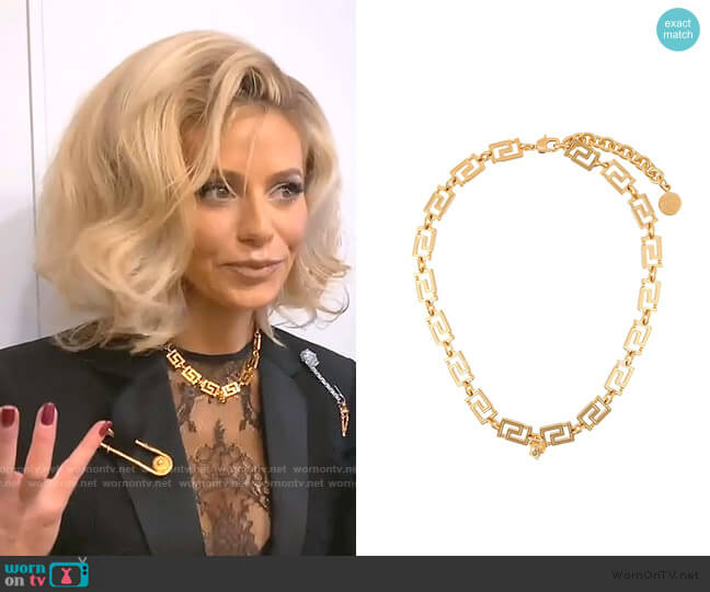 Versace Greca Necklace worn by Dorit Kemsley on The Real Housewives of Beverly Hills