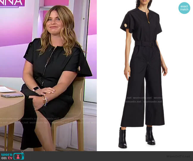 3.1 Phillip Lim Back Cutout Jumpsuit worn by Jenna Bush Hager on Today