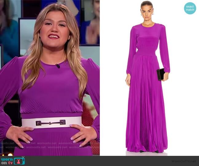 A.L.C. Leah Dress worn by Kelly Clarkson on The Kelly Clarkson Show