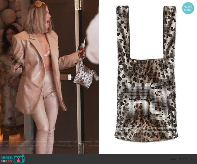 Alexander Wang Wangloc Embellished Bag worn by Khloe Kardashian on Keeping Up with the Kardashians