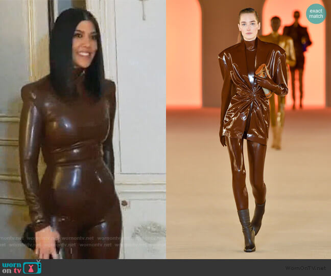 Balmain Fall 2020 Collection worn by Kourtney Kardashian on Keeping Up with the Kardashians
