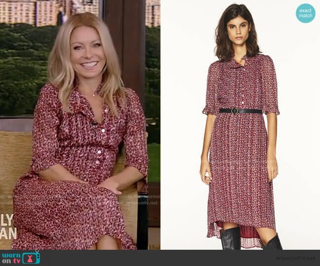 Ba&Sh Daleares Dress worn by Kelly Ripa on Live with Kelly and Mark