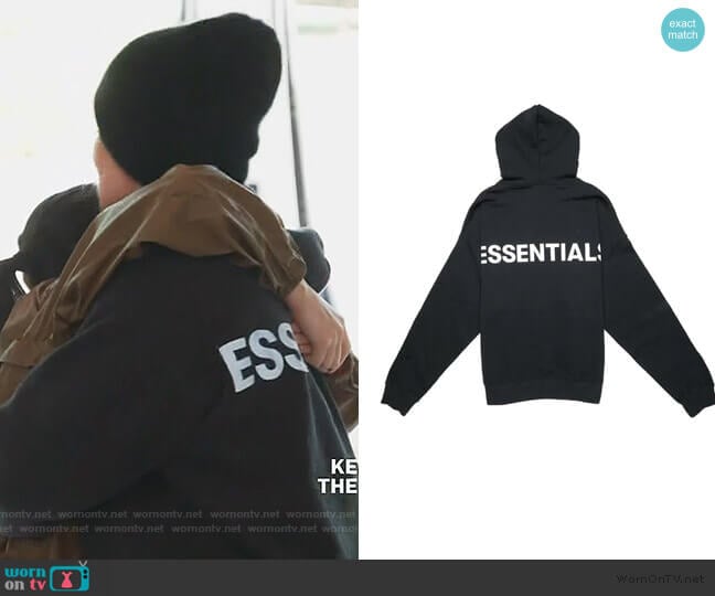 Jerry Lorenzo Fear of God Hoodie worn by Khloe Kardashian on Keeping Up with the Kardashians