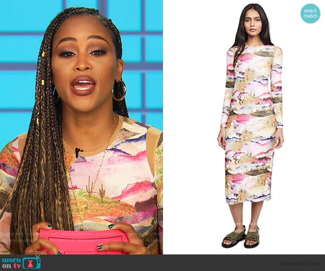 Le Superbe Kate's Desert Dress worn by Eve on The Talk