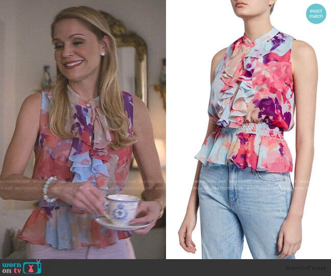 MISA Los Angeles Leone Top worn by Debbie Wesley (Virginia Williams) on Teenage Bounty Hunters