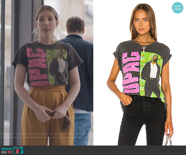 Madeworn Tupac All Eyez On Me Tee worn by Katherine (Katherine Ryan) on The Duchess