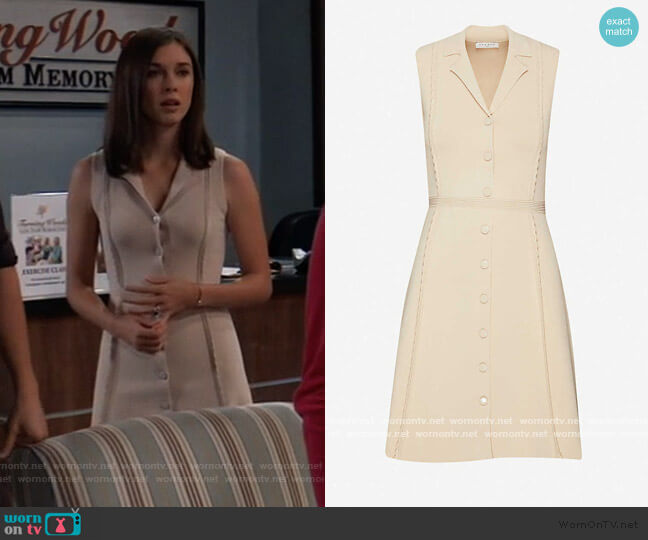 Sandro Johane knitted dress worn by Willow Tait (Katelyn MacMullen) on General Hospital