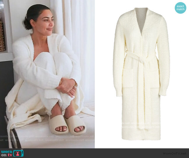 Skims Cozy Knit Robe worn by Kim Kardashian on Keeping Up with the Kardashians