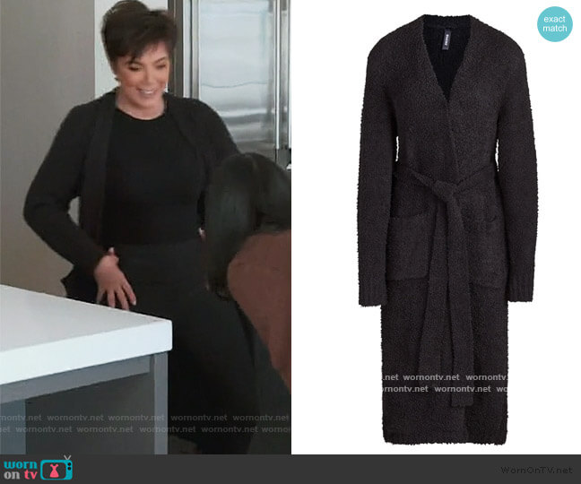 Skims Cozy Knit Robe worn by Kris Jenner on Keeping Up with the Kardashians
