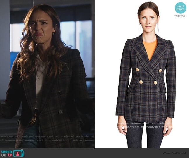 Smythe Wedding Blazer worn by Nancy McKenna (Jessica Alba) on LA's Finest