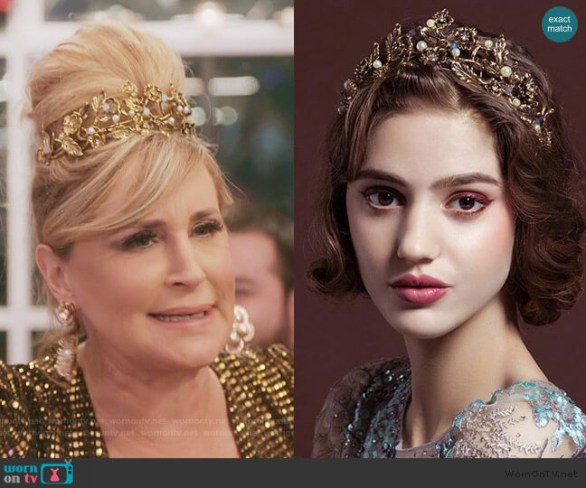 Sonja Vintage Baroque Crown worn by Sonja Morgan on The Real Housewives of New York City