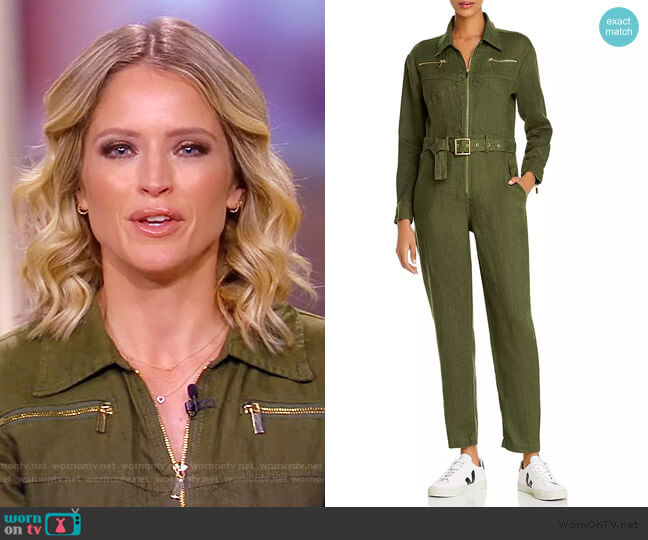 We Wore What Belted Utility Jumpsuit worn by Sara Haines on The View