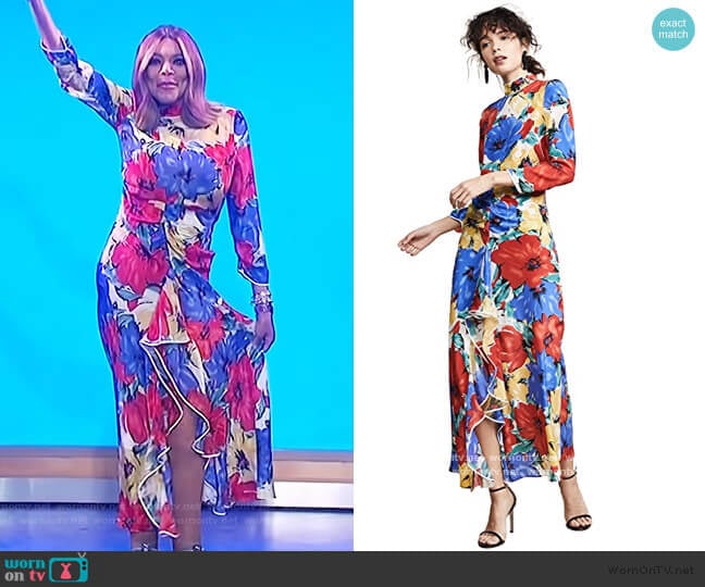 Rixo Lucy Dress worn by Wendy Williams on The Wendy Williams Show