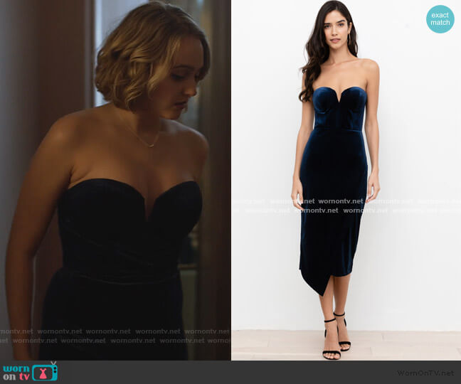 Yumi Kim Velvet Allure Dress worn by Isabel  (Sophie Reynolds) on LA's Finest