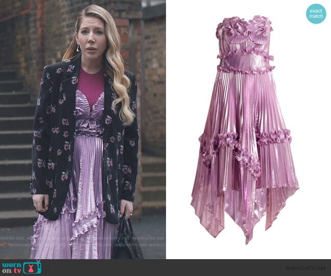 Zandra Rhodes Archive II The 1977 Sunray gown worn by Katherine (Katherine Ryan) on The Duchess